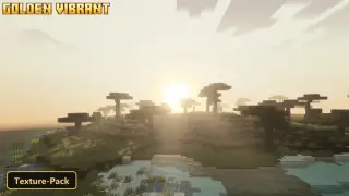 Golden Vibrant (26+) – MCPE/Bedrock Texture Pack
