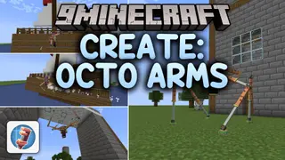 Create Octo Arms Mod (1.21.1) – Scale Walls and Ceilings with Mechanical Arms