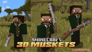 3D Muskets Resource Pack (26.2, 1.20.1) – Texture Pack