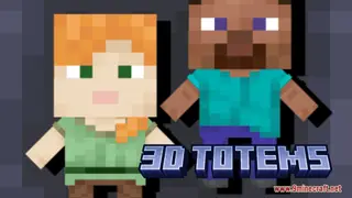 Skaar's 3D Totems Resource Pack (1.21.1, 1.20.1) – Texture Pack