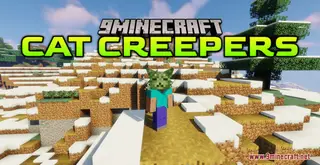 Cat Creepers Resource Pack (26.2, 1.20.1) – Texture Pack