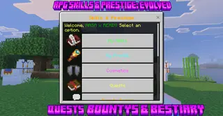 RPG Skills and Prestige Addon (26.x, 1.21) – MCPE/Bedrock Mod