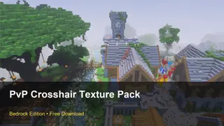 PvP Crosshair Texture Pack (1.21, 1.20) – MCPE/Bedrock