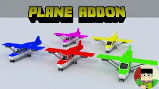 Plane Addon (1.21, 1.20) – MCPE/Bedrock Mod
