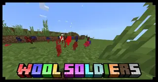 The Wool Soldiers Addon (1.21, 1.20) – MCPE/Bedrock Mod