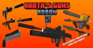 Arath’s Guns 2 Addon (26.x, 1.21) – MCPE/Bedrock Mod