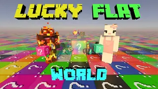 Lucky Flat World Map (26.x, 1.21) – MCPE/Bedrock