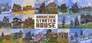 Hardcore Starter House Map (26.x, 1.21) – MCPE/Bedrock
