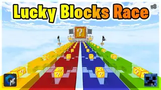 Lucky Blocks Race Map (1.20, 1.19) – MCPE/Bedrock