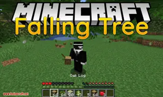 Falling Tree Mod (26.3, 1.20.1) – Making The Trees Fall in One Cut