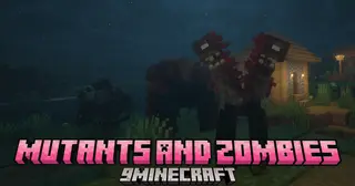 Mutants And Zombies Mod (26.3, 1.20.1) – Brutes, Spitters, And More