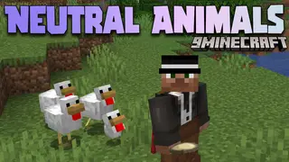 Neutral Animals Mod (26.2, 1.20.1) – Combat-Ready Critters