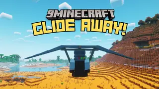 Glide Away! Mod (26.3, 1.21.1) – Hang Gliders As a New Mode of Transportation