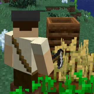 Actually Harvest (right click and XP)