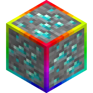 Rainbow Diamond Ores & Ancient Debris (Animated)
