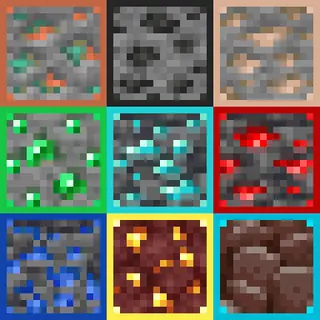 Outlined Ores - Java Edition