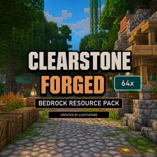 Faithful Style Bedrock Clearstone Forged 64x – Texture Pack