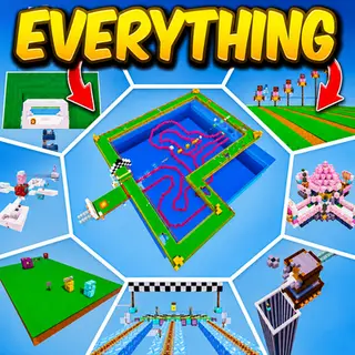 All in One Map V2 | 50+ Games, Ai Bot PvP, MLG, Races & Boss Fights