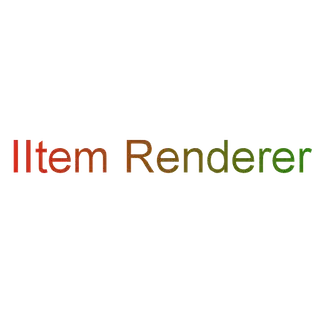 IItem Renderer