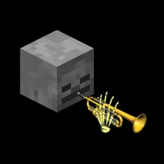 Trumpet Skeleton (Fabric)