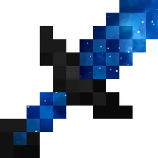 blue armor model - small sword