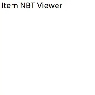 NBT Tooltip Viewer