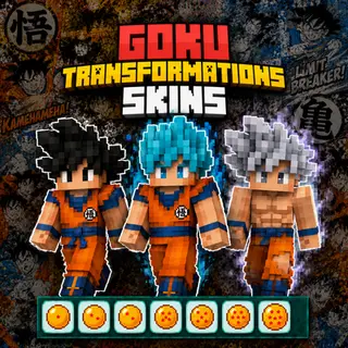 Dragon Ball Goku Transformations Skins