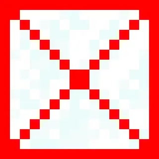 red powderd snow border