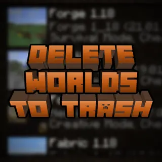 Delete Worlds To Trash Vintage