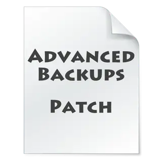 Advanced Backups Patch
