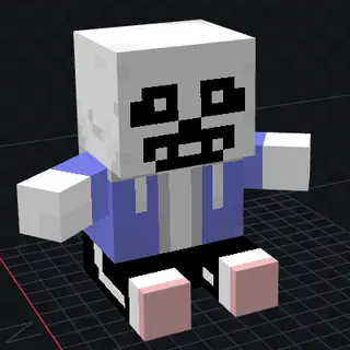 Sans Plush Totem