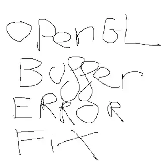 OpenGL Buffer Error Fix