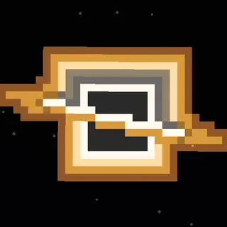 Pixelated Black Hole Moon