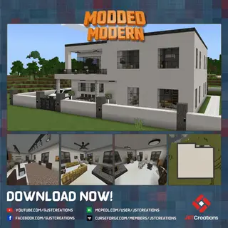 Modern House #38 (With Furnitures)