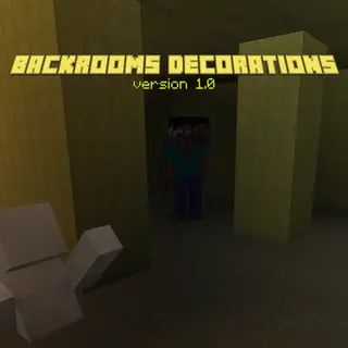 BACKROOMS decorations