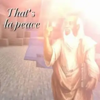 That's la peace 😭😭😭