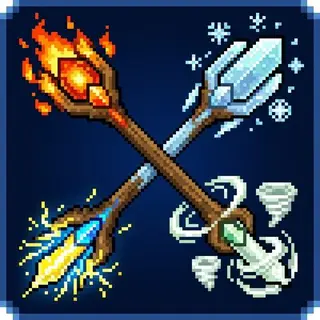 Elemental staffs