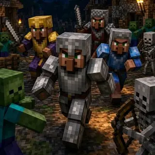 AngryVillagers_vs_Mon sters.mcpack