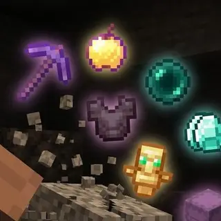 Minecraft But Gravel Drops OP Items