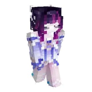 Girl Purple  Skin