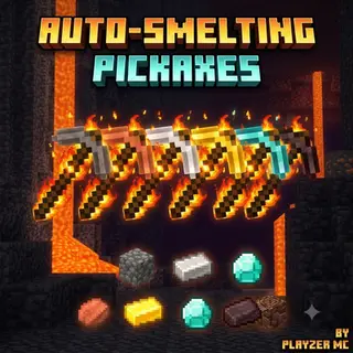 Auto Smelt Pickaxes [Achievements Friendly]