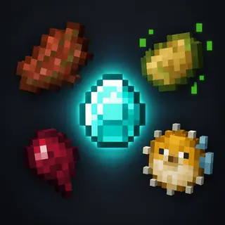 EATING WASTE FOOD GIVES YOU OP ITEMS