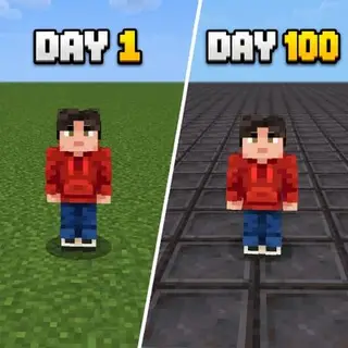 MINECRAFT BUT BLOCK CHANGE EVERY DAY