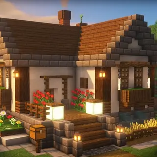 Rustic Cottage Hardcore Starter House | Achievements Enabled