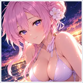Mizuha Mimori Swimsuit Ui | Anime Girl Animated Ui
