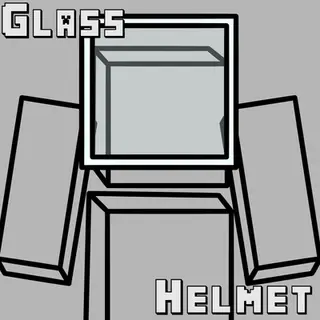 Glass helmet
