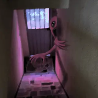 The Pink Stairwell Ghost