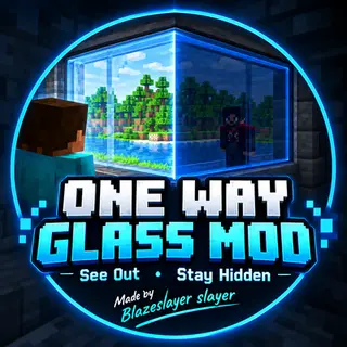 One Way Glass Mod  See Through Blocks, Secret Bases & Hidden Rooms 