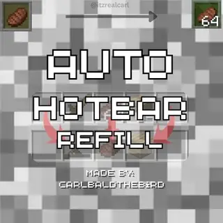 Auto Hotbar Refill - Disables Achievements