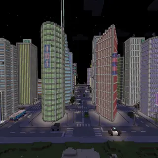 Axion Heights - A Futuristic City